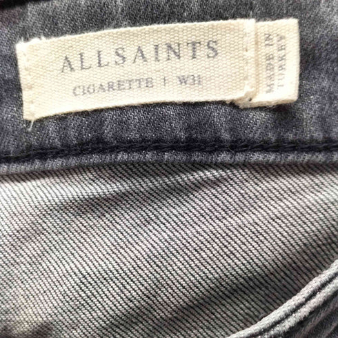 オールセインツ ALLSAINTS CIGARETTE DAMAGED Skinny Jeans シガレット ダメージ スキニー デニム パンツ メンズ W31