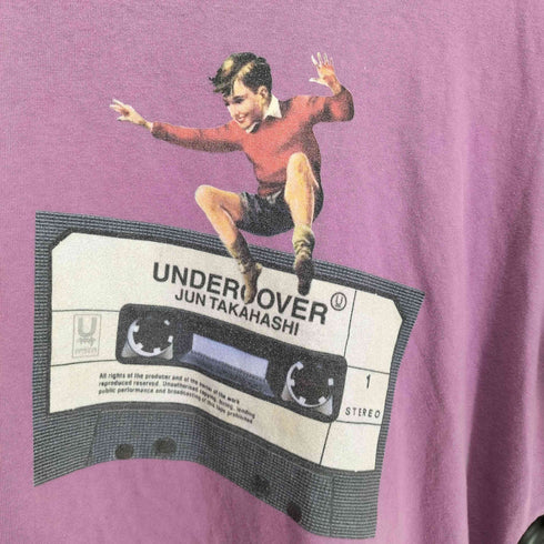 アンダーカバー UNDER COVER JUN TAKAHASHI カセットテープデザインクルーネックTシャツ メンズ 5