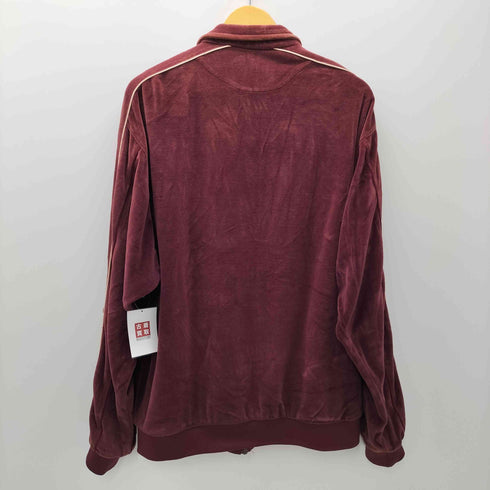 グライミー GRIMEY / GRMY ロゴ 刺繍 パイピングライン ベロア トラック ジャケット ジャージ メンズ import:XL