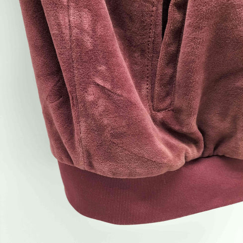 グライミー GRIMEY / GRMY ロゴ 刺繍 パイピングライン ベロア トラック ジャケット ジャージ メンズ import:XL