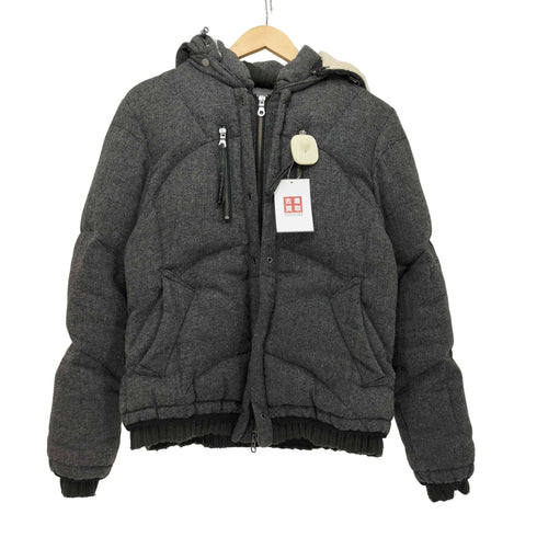 ピーピーエフエム PPFM 00s Y2K ボア フーデッド ダウンジャケット メンズ JPN:M