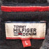 トミーヒルフィガーデニム TOMMY HILFIGER DENIM ワンポイント ロゴ 刺繍 コットン ナイロン タートルネック ニット セーター メンズ import:L