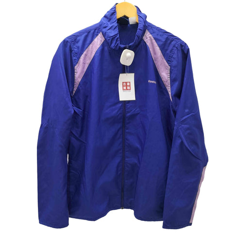 リーボック Reebok ロゴ プリント リップストップ ポリ ジャケット メンズ import:L