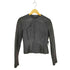 ギャップ Gap OLD 00s lamb leather ラムレザーノーカラージャケット レディース M