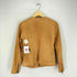 バナナリパブリック BANANA REPUBLIC lamb leather ラムレザーノーカラージャケット レディース S
