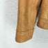 バナナリパブリック BANANA REPUBLIC lamb leather ラムレザーノーカラージャケット レディース S