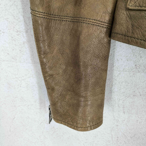 バナナリパブリック BANANA REPUBLIC lamb leather ラムレザーライダースジャケット レディース XS