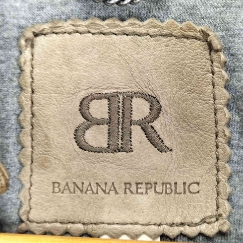 バナナリパブリック BANANA REPUBLIC lamb leather ラムレザーライダースジャケット レディース XS