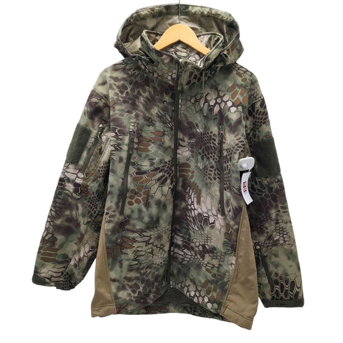 TITAN TACTICAL パッカブルフード ベンチレーション ジップ 総柄 マウンテン パーカー ジャケット メンズ import:L