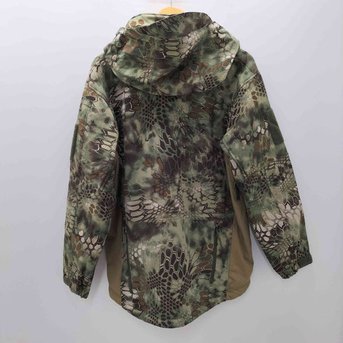 TITAN TACTICAL パッカブルフード ベンチレーション ジップ 総柄 マウンテン パーカー ジャケット メンズ import:L