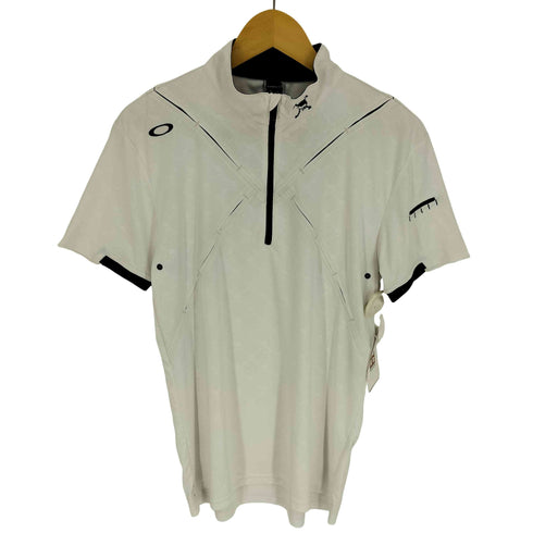 オークリー OAKLEY アブストラクト半袖モック メンズ M