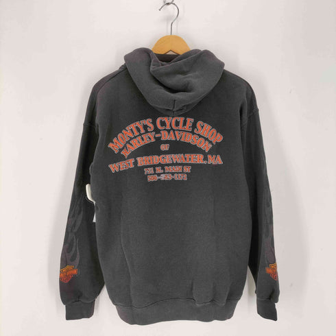 ハーレーダビッドソン HARLEY-DAVIDSON USA製 LEE 両面プリントスウェットパーカー メンズ import:L