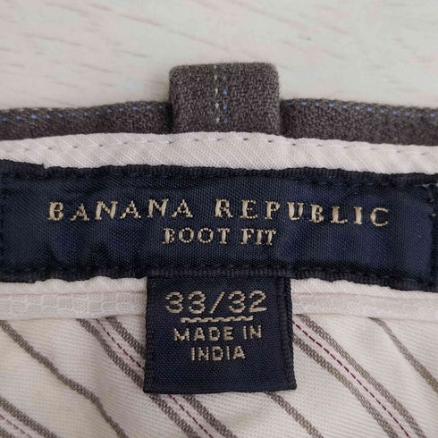 バナナリパブリック BANANA REPUBLIC 00s BOOT FIT ストライプ スラックス メンズ 33/32