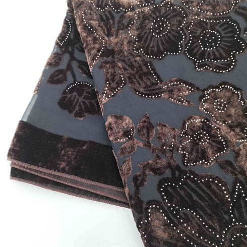 SUNCLO SCARF ベロア シアースカーフ レディース