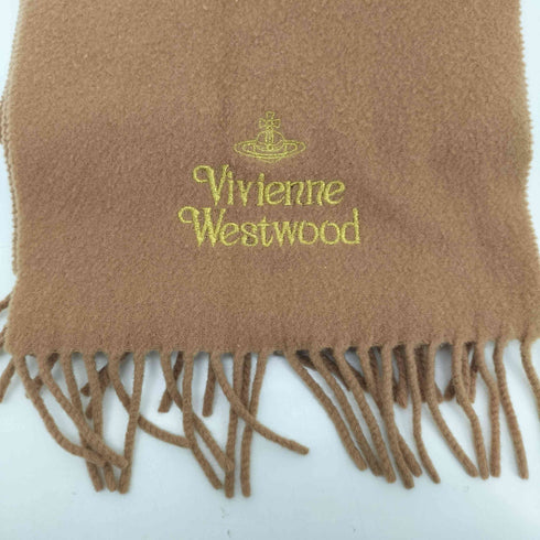 ヴィヴィアンウエストウッド Vivienne Westwood オーブ刺繍 ウールマフラー レディース