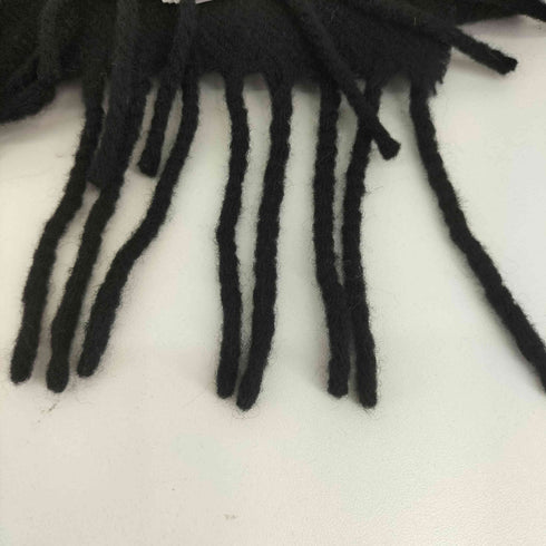 モンクレール MONCLER ロゴ刺繍 ウールマフラー レディース