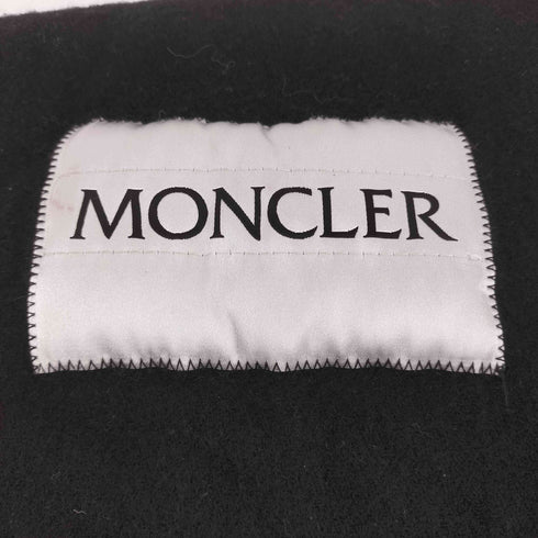 モンクレール MONCLER ロゴ刺繍 ウールマフラー レディース
