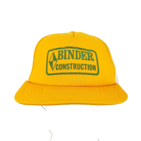 フロント企業ロゴプリントメッシュトラッカーキャップ メンズ