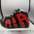 ナイキ NIKE AIR MORE UPTEMPO 96 エア モア アップテンポ BLACK AND UNIVERSITY RED メンズ JPN:28