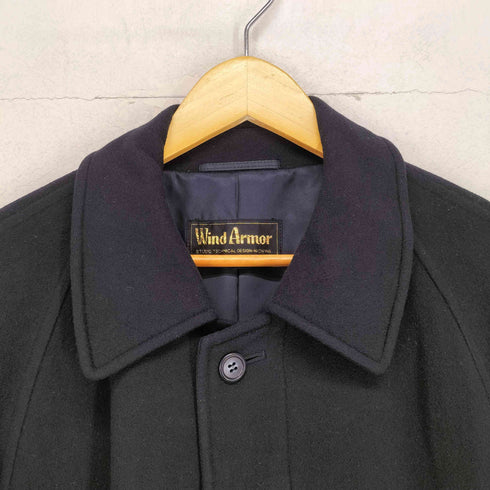 Wind Armor pure cashmere カシミヤ100比翼ステンカラーコート メンズ M