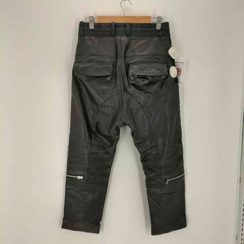 サスクワァッチファブリックス SASQUATCHfabrix. 11AW サルエルカウレザーパンツ メンズ JPN:M