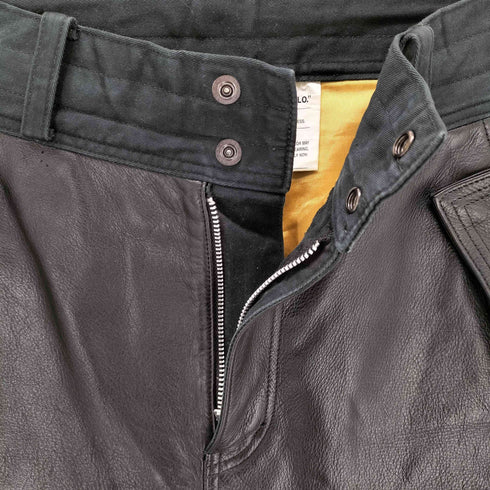 サスクワァッチファブリックス SASQUATCHfabrix. 11AW サルエルカウレザーパンツ メンズ JPN:M