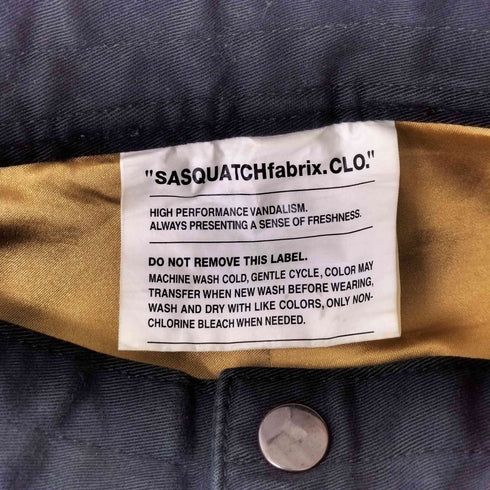 サスクワァッチファブリックス SASQUATCHfabrix. 11AW サルエルカウレザーパンツ メンズ JPN:M