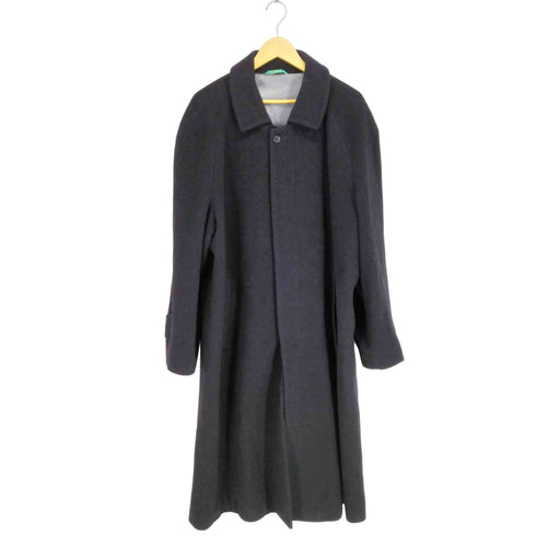 canda cashmere カシミヤ混比翼ステンカラーコート メンズ 54