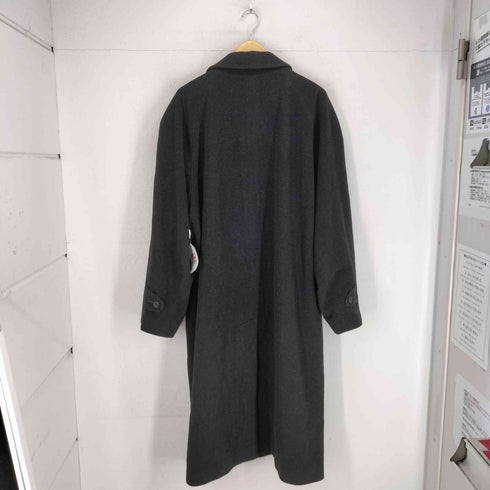 canda cashmere カシミヤ混比翼ステンカラーコート メンズ 54