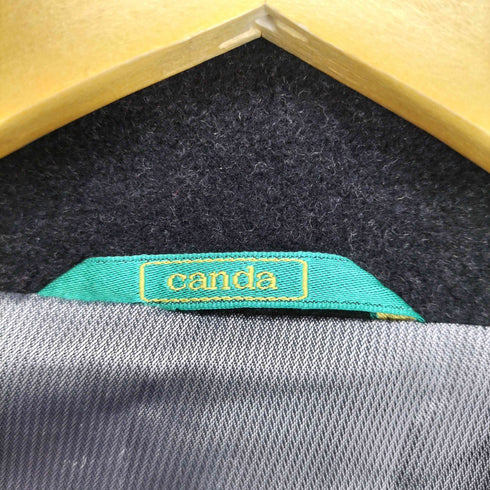 canda cashmere カシミヤ混比翼ステンカラーコート メンズ 54