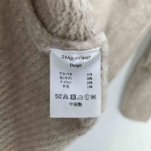 リエルリシェ RIELLE RICHE Vneck Knit One Piece レディース