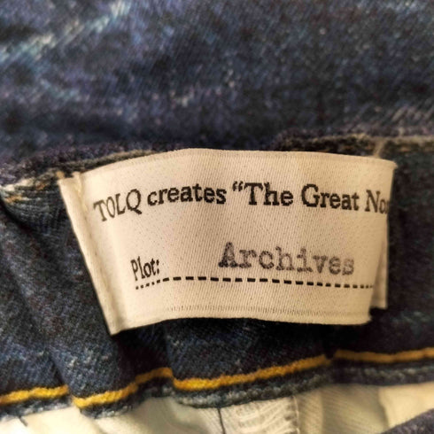 TOLQ Tronpe L’oeil Printed Stretch Trousers メンズ 40