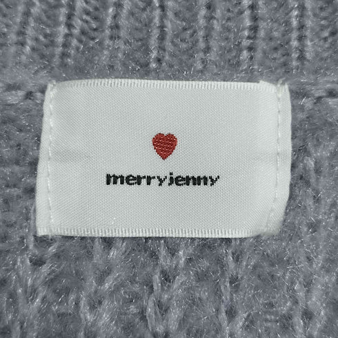 メリージェニー merry jenny ぽこぽこお花ニットカーディガン レディース FREE