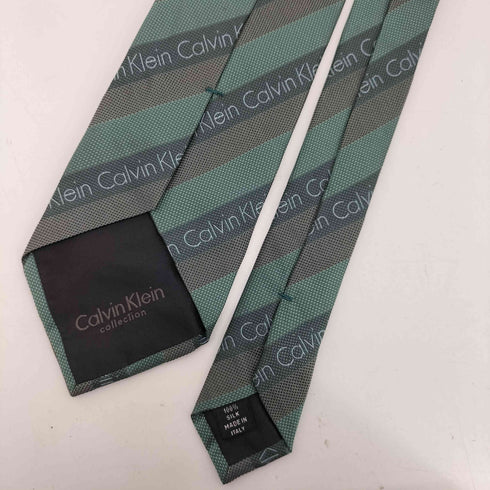 カルバンクライン CALVIN KLEIN ロゴストライプネクタイ メンズ