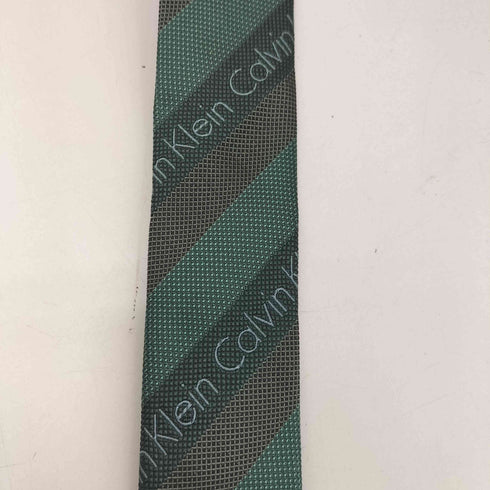 カルバンクライン CALVIN KLEIN ロゴストライプネクタイ メンズ