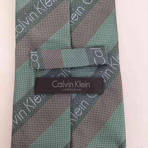 カルバンクライン CALVIN KLEIN ロゴストライプネクタイ メンズ