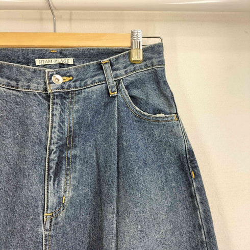 プラージュ R’IAM-Plage 25AW バレル DENIM パンツ レディース JPN:36