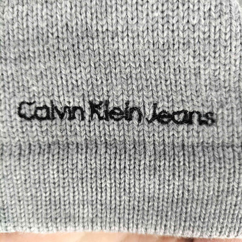 カルバンクラインジーンズ Calvin Klein Jeans ウール ヘンリーネック ニット メンズ import:XL