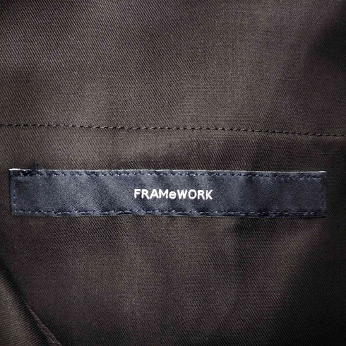 フレームワーク FRAMeWORK 25AW ウォッシャブル TW タックワイドパンツ レディース JPN:36