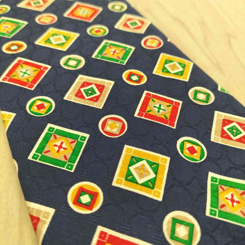 クリスチャンディオール Christian Dior MONSIEUR 総柄シルクネクタイ メンズ