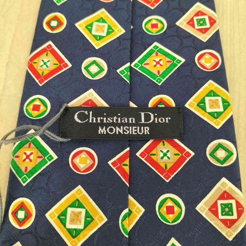 クリスチャンディオール Christian Dior MONSIEUR 総柄シルクネクタイ メンズ