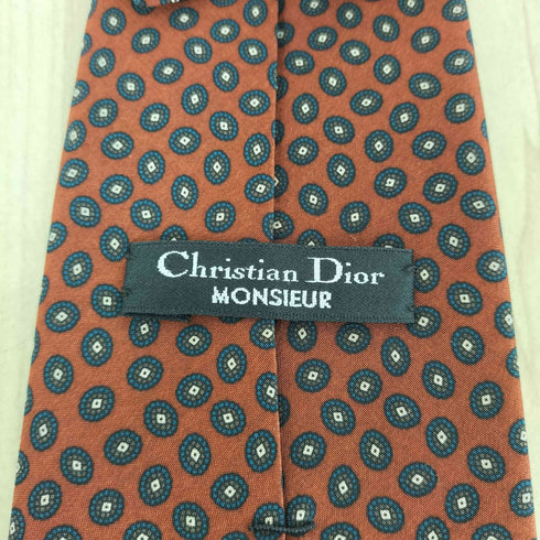 クリスチャンディオール Christian Dior MONSIEUR 総柄シルクネクタイ メンズ