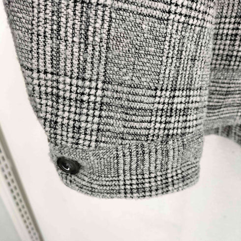 サロンアダムエロペ SALON adam et rope 23SS ツイード チェック ジップ ショートブルゾン レディース JPN:S