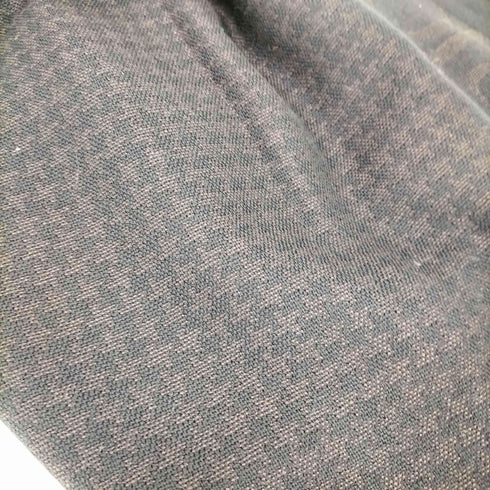 エンポリオアルマーニ EMPORIO ARMANI イタリア製 ロゴ刺繍 千鳥格子フリンジマフラー メンズ