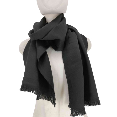 アルマーニコレツィオーニ ARMANI COLLEZIONI ロゴ刺繍フリンジストール メンズ