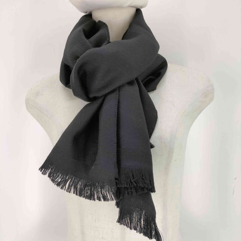 アルマーニコレツィオーニ ARMANI COLLEZIONI ロゴ刺繍フリンジストール メンズ