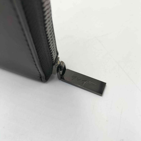 ディスコードヨウジヤマモト discord Yohji Yamamoto CLASSIC ROUND ZIP WALLET クラシック ラウンド ジップ ウォレット メンズ