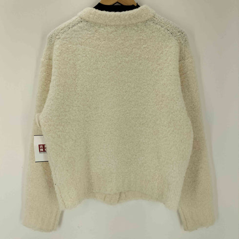 ビューティーアンドユースユナイテッドアローズ BEAUTY & YOUTH UNITED ARROWS ウールアルパカブレンド ブークレニットカーディガン レディース