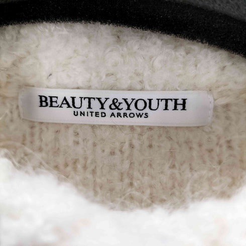 ビューティーアンドユースユナイテッドアローズ BEAUTY & YOUTH UNITED ARROWS ウールアルパカブレンド ブークレニットカーディガン レディース
