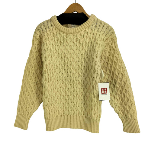 AMITA イタリア製 ウールケーブルニット セーター メンズ import:L